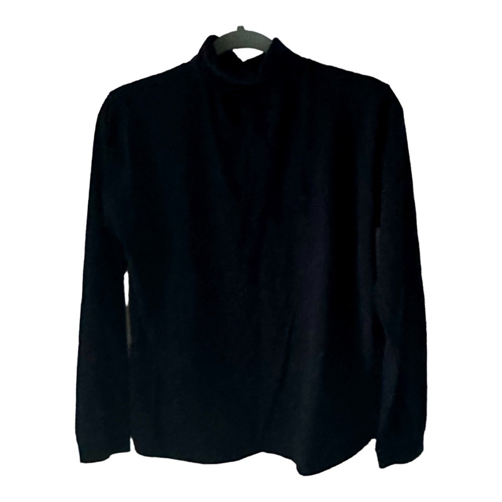 Okay Woman’s Top Turtleneck Black Size M